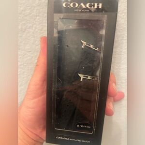Coach apple phone watch band